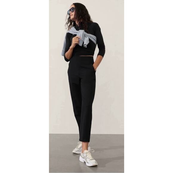 Athleta Endless Pant Black Size 10 City Casual Office Travel Fall 2023 New NWT - Picture 1 of 8